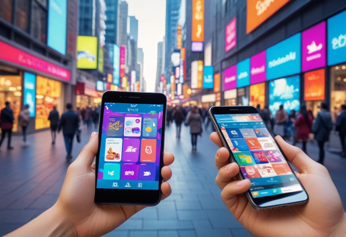 Mobil onlineköp tar över e-handeln i Sverige! illustration