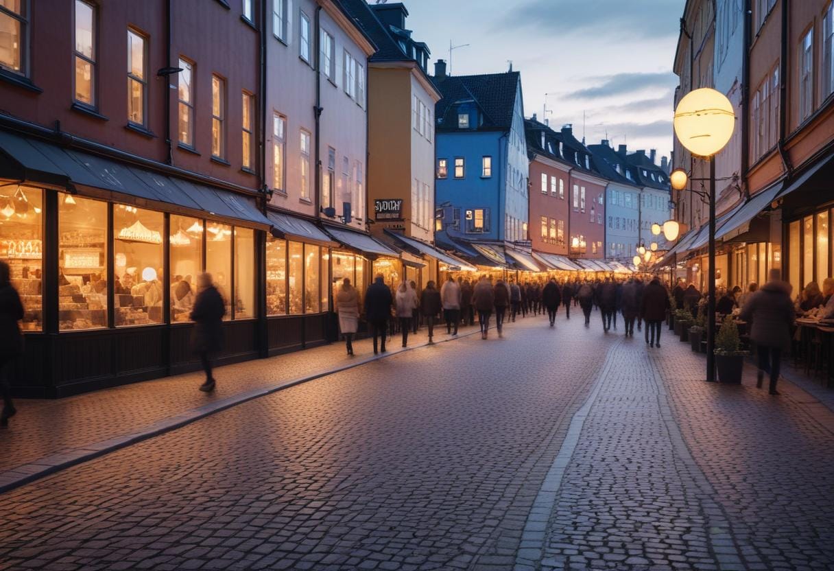 Digitala betalningar i Sverige – enkelt, tryggt och snabbt illustration